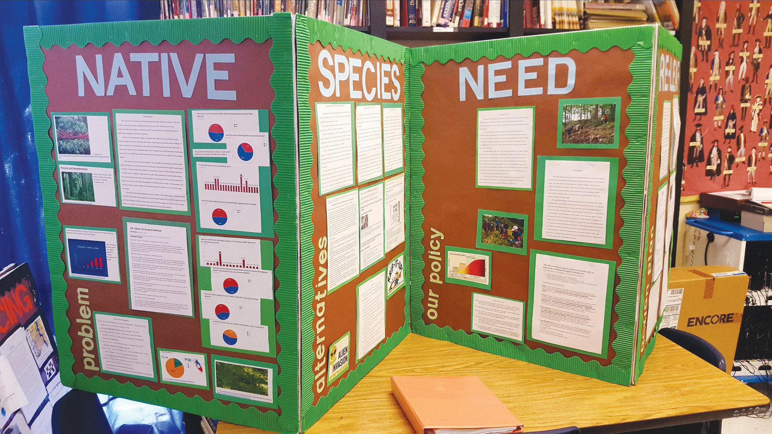 Titled “Native Species Need Relief,” judges ultimately chose the project on invasive plant species in Florida to be presented to legislators.